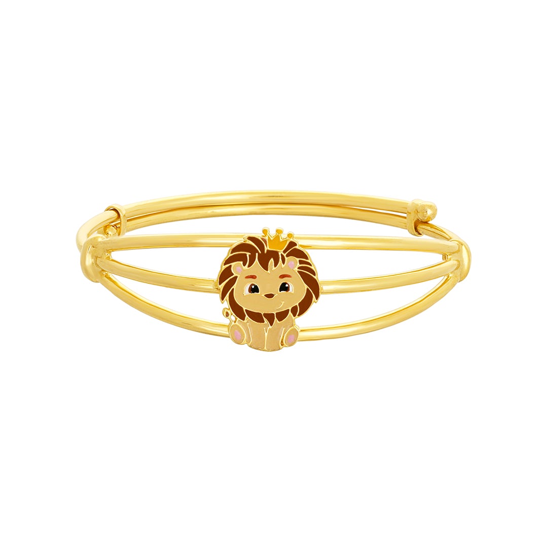 Lion hot sale gold kada