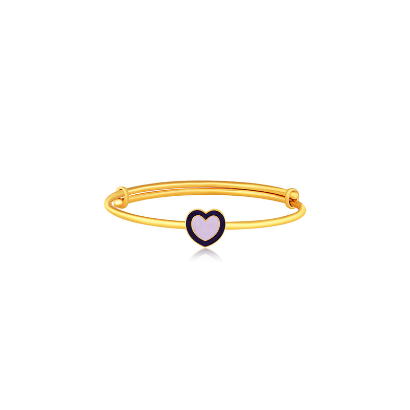 Cute purple heart set for girls