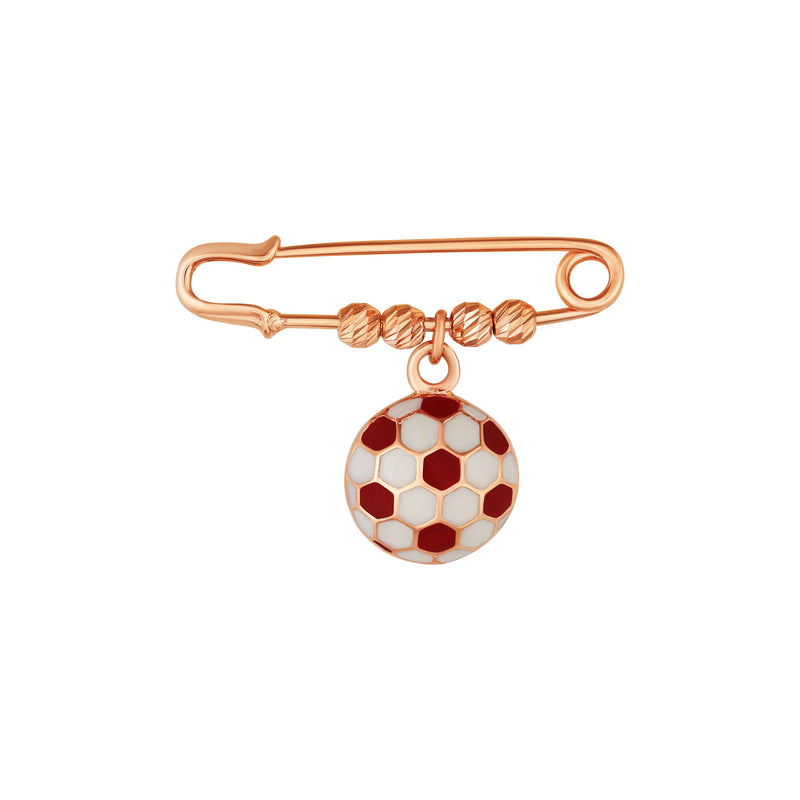 Cute football baby brooch