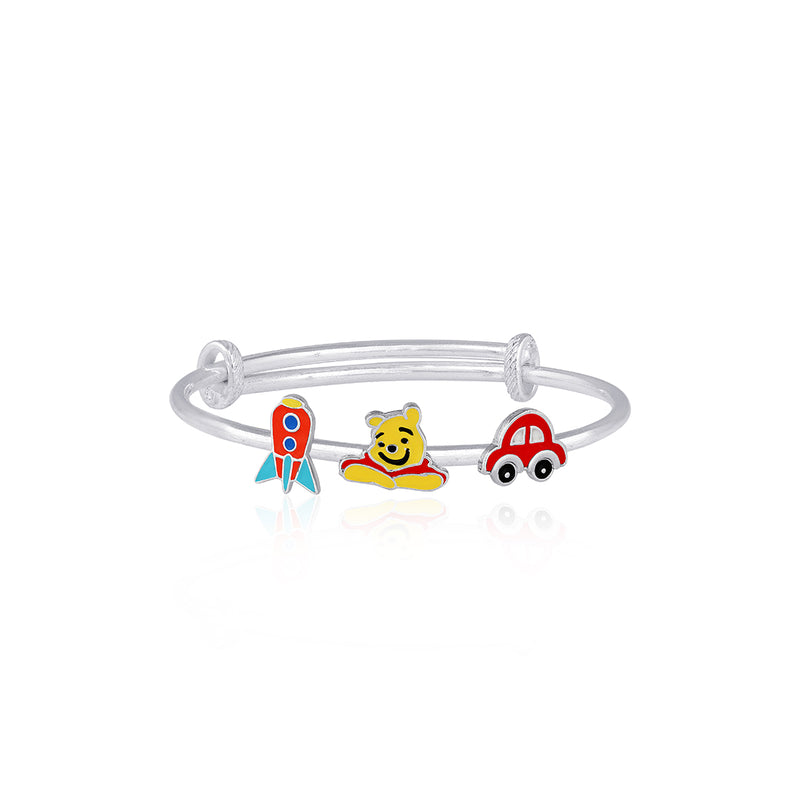 Cute Pooh, Car, Spaceship Silver Baby kada