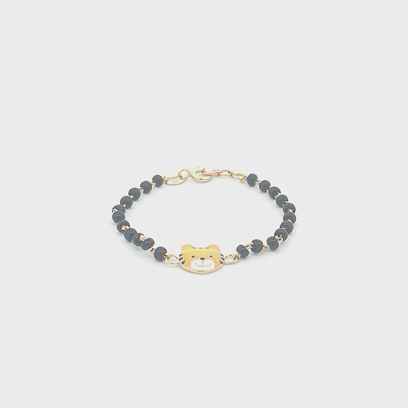 Orange Tiger Baby Nazaria Gold Bracelet