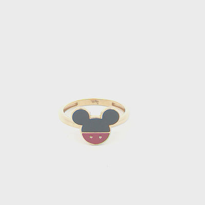 Mickey Mouse Kids Gold Ring