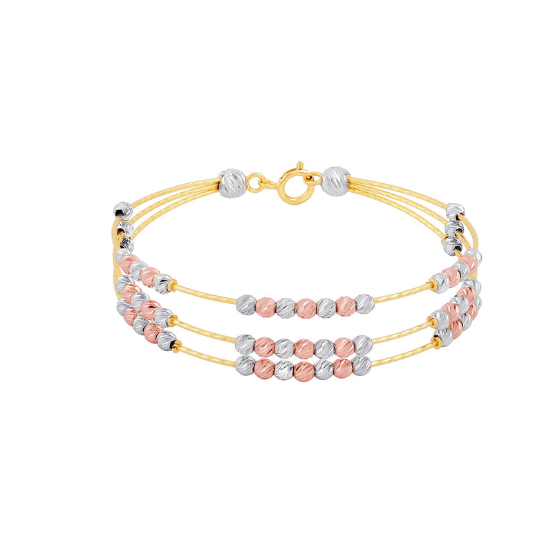 Kids Beaded Gold Kada