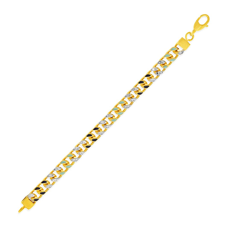 Kids Thick Chain Gold Bracelet