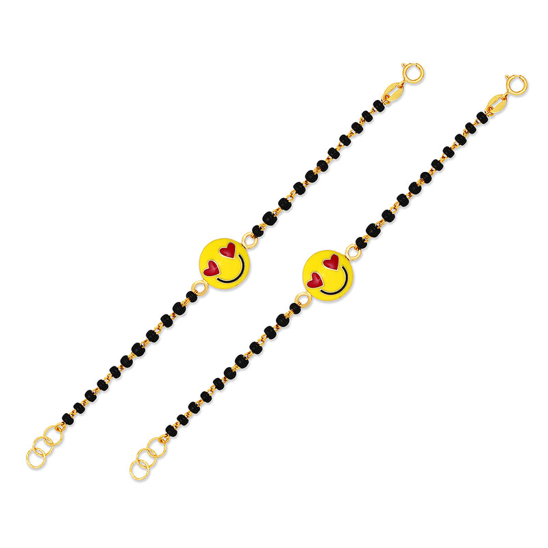 Lovestruck Emoticon Baby Nazaria Gold Bracelet