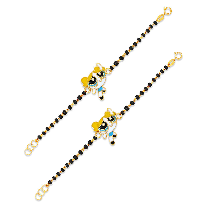 Powerpuff Bubbles Baby Nazaria Gold Bracelet