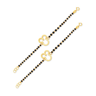 Mickey Mouse Baby Nazaria Gold Bracelet