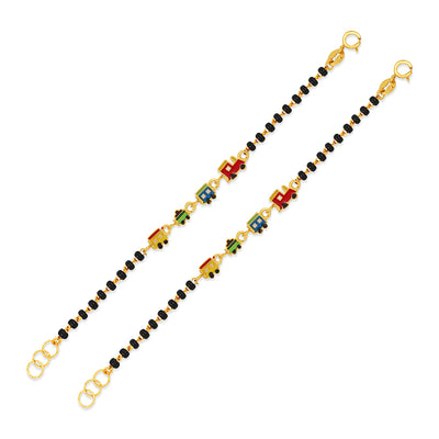 Toy Train Baby Nazaria Gold Bracelet