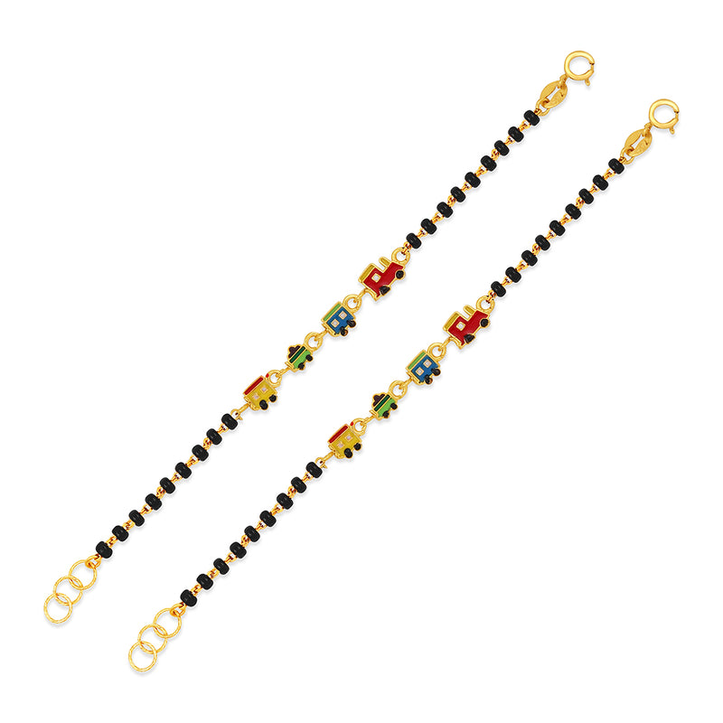 Toy Train Baby Nazaria Gold Bracelet