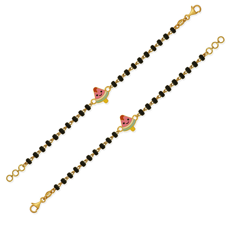 Cute Watermelon Candy Baby Nazaria Gold Bracelet