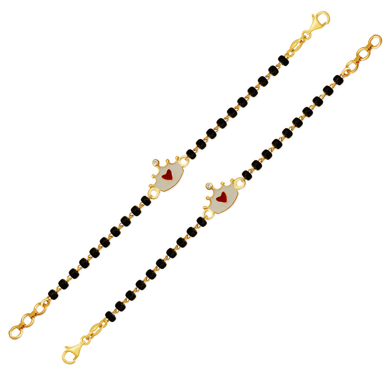 Pretty Crown Baby Nazaria Gold Bracelet