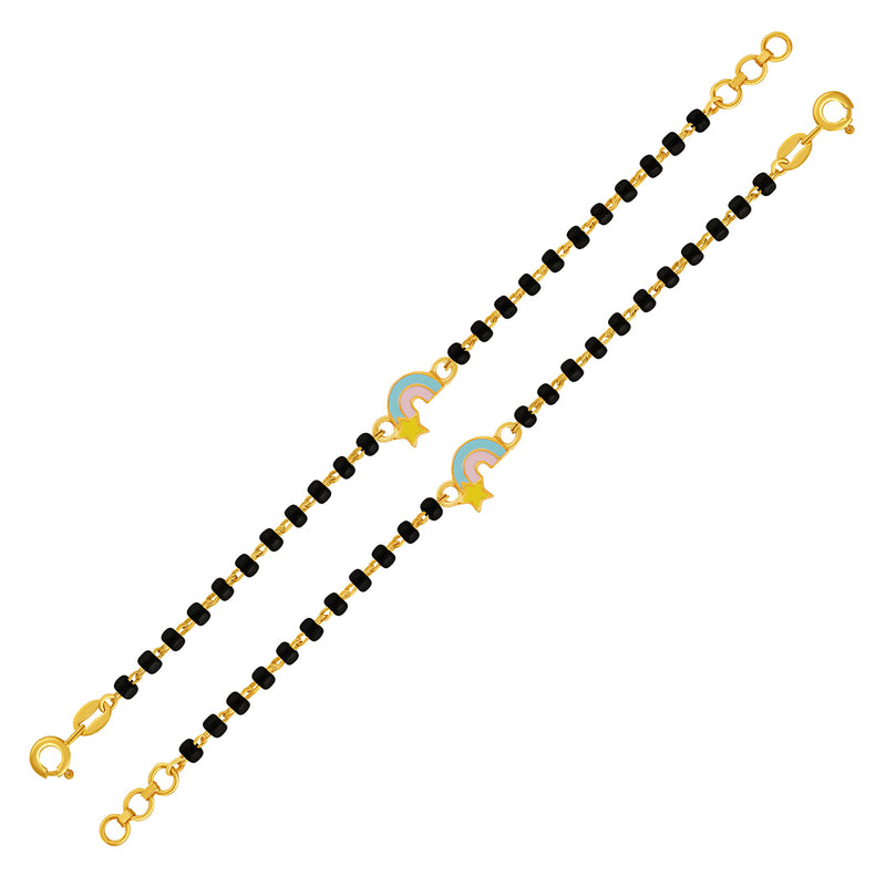 Cute and Colourful Baby Nazaria Gold Bracelet