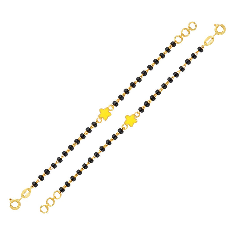 Small Yellow Flower Baby Nazaria Gold Bracelet