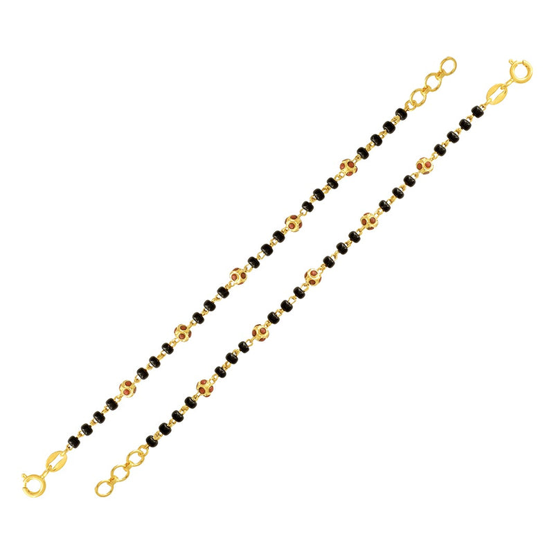 Pretty Red Adornments Baby Nazaria Gold Bracelet