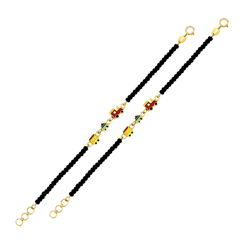 Mini Toy Train Baby Nazaria Gold Bracelet