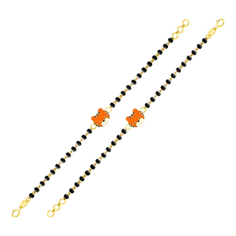 Red Tiger Baby Nazaria Gold Bracelet