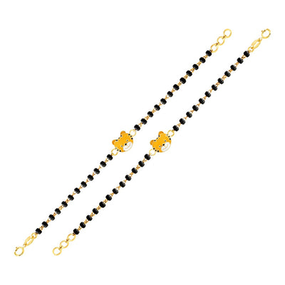 Orange Tiger Baby Nazaria Gold Bracelet