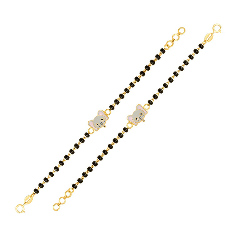 Cute Elephant Baby Nazaria Gold Bracelet