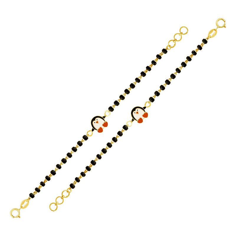 Cute Penguin Baby Nazaria Gold Bracelet