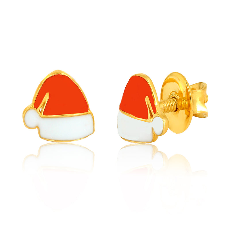 Santa Claus Cap Kids Earrings