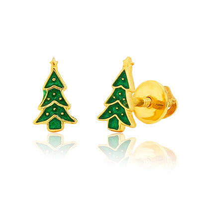 Christmas Tree Kids Earrings