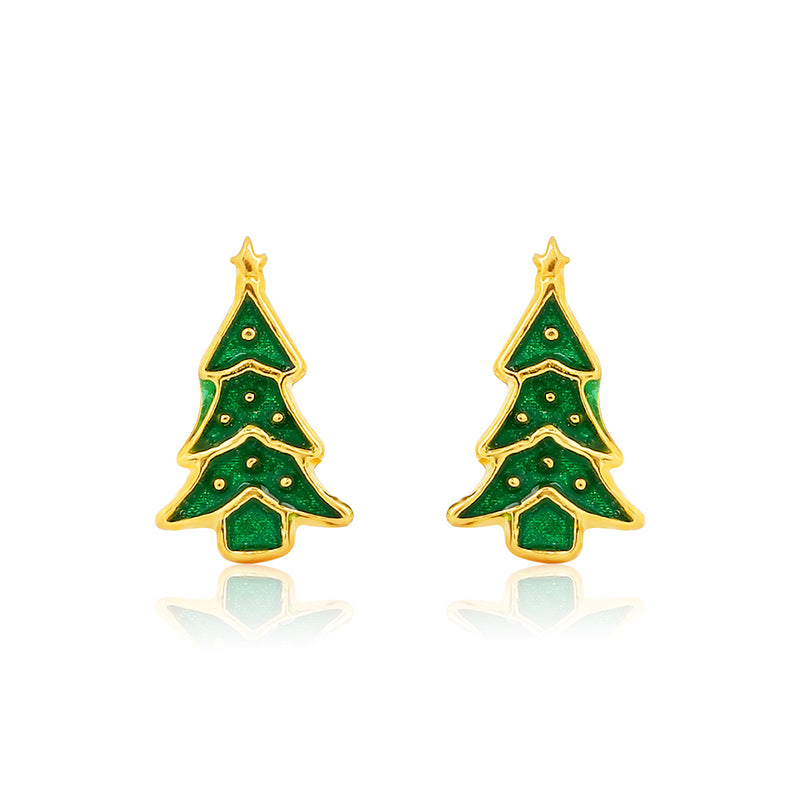 Christmas Tree Kids Earrings