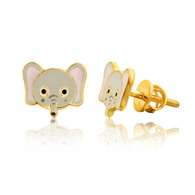 Cute Elephant Kids Earrings