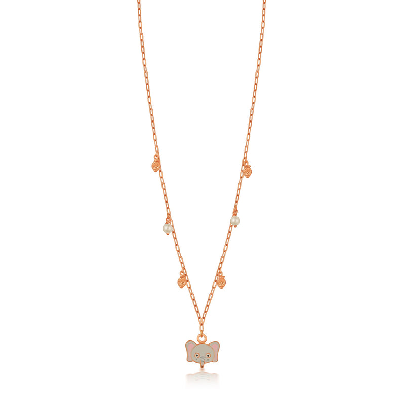 Rose Gold Chain with Mini Elephant Charm