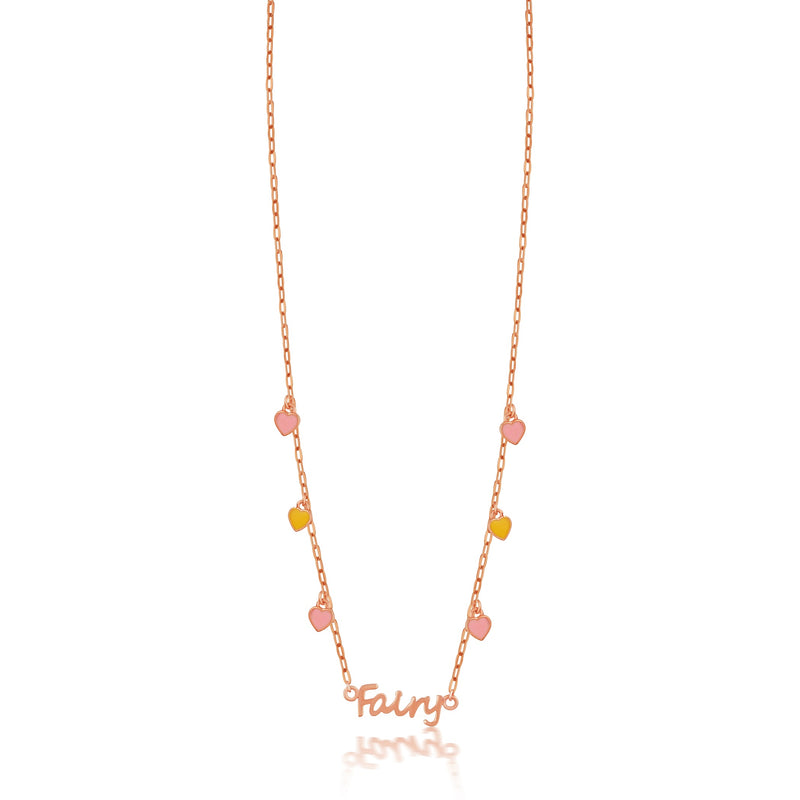 Rose Gold Chain with Mini Fairy Charm