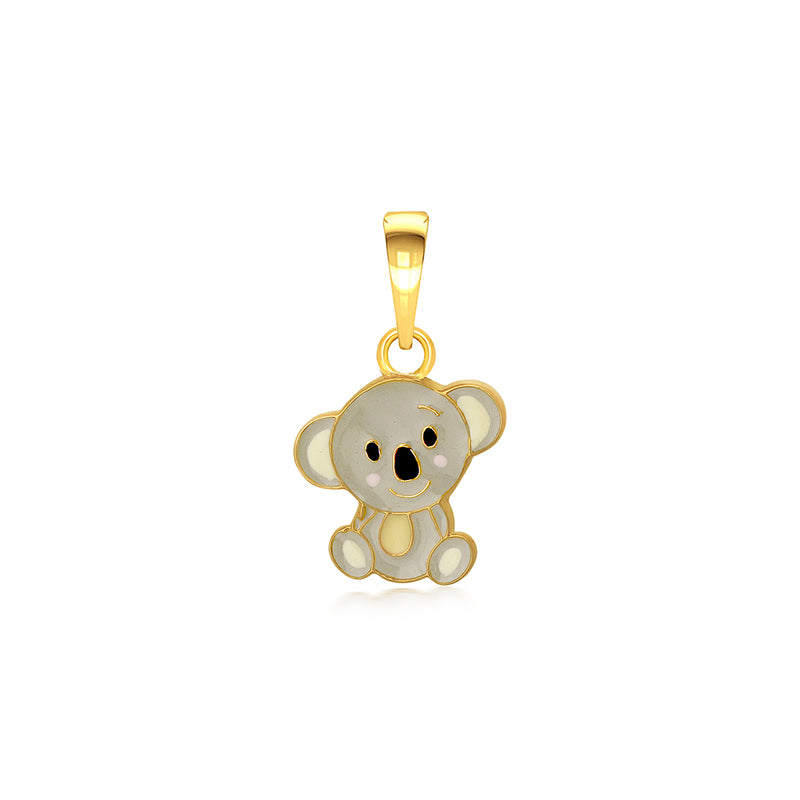 Kids Koala Bear Gold Pendant