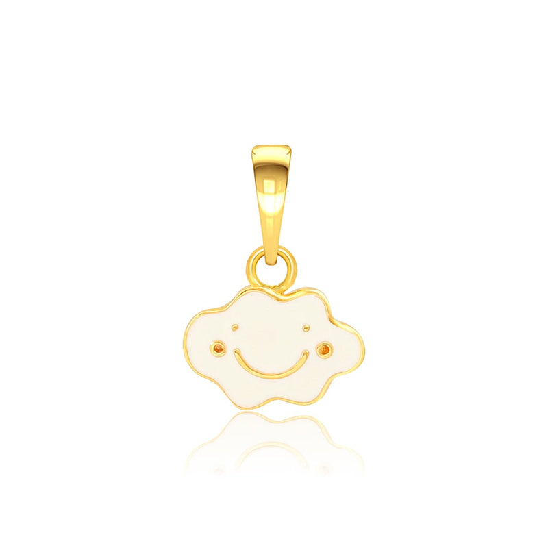 Kids Cute Cloud Gold Pendant