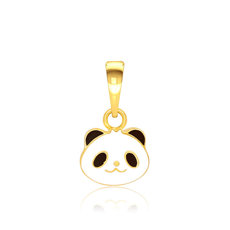 Kids Cute Panda Gold Pendant