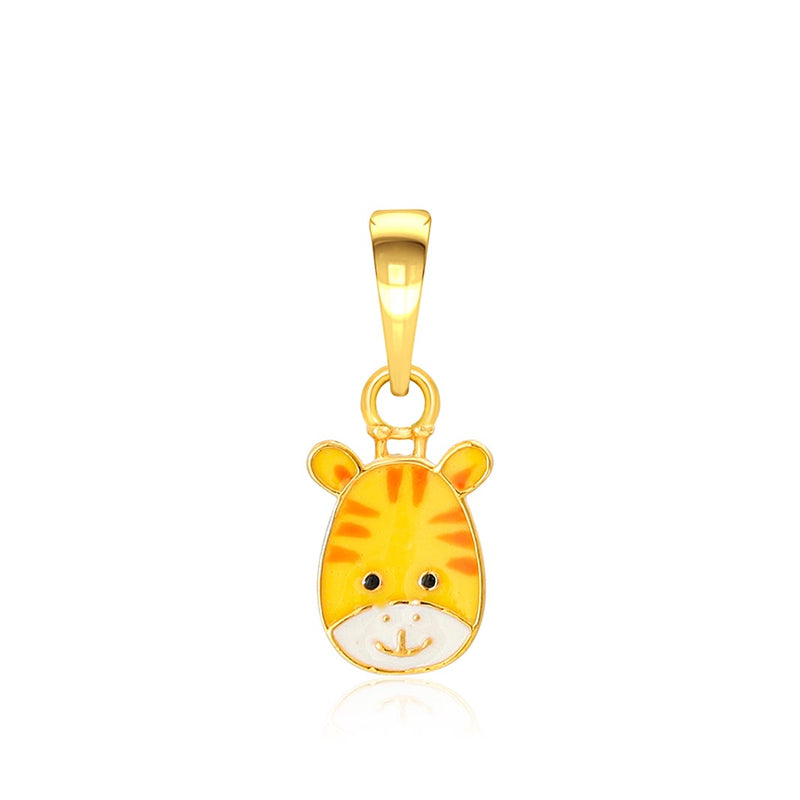 Kids Cute Giraffe Gold Pendant