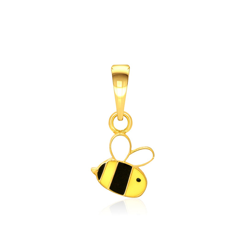 Kids Cute Mini Bee Gold Pendant