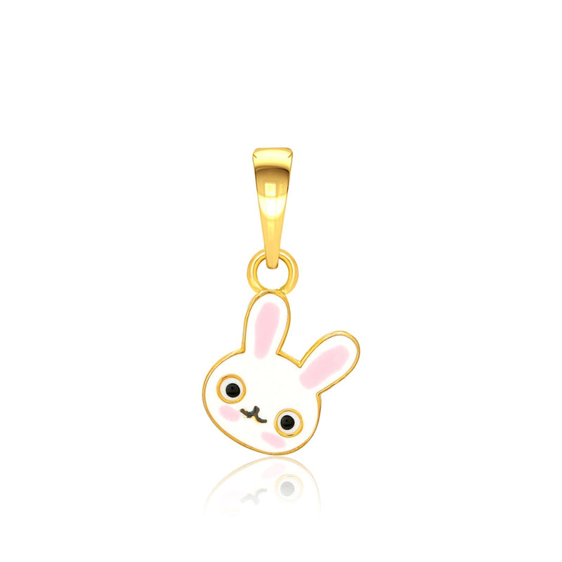 Kids Cute Bunny Gold Pendant