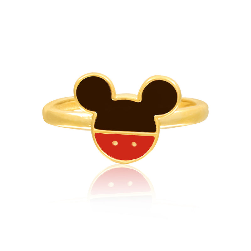 Mickey Mouse Kids Gold Ring