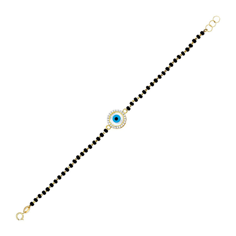 Evil Eye Mangalsutra Bracelet