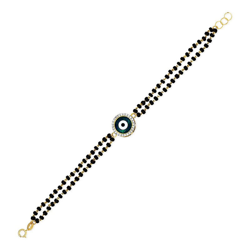 Bandhan Mangalsutra Bracelet By Jewelroof | Mangalsutra bracelet, Evil eye  jewelry bracelet, Gold bracelet for girl