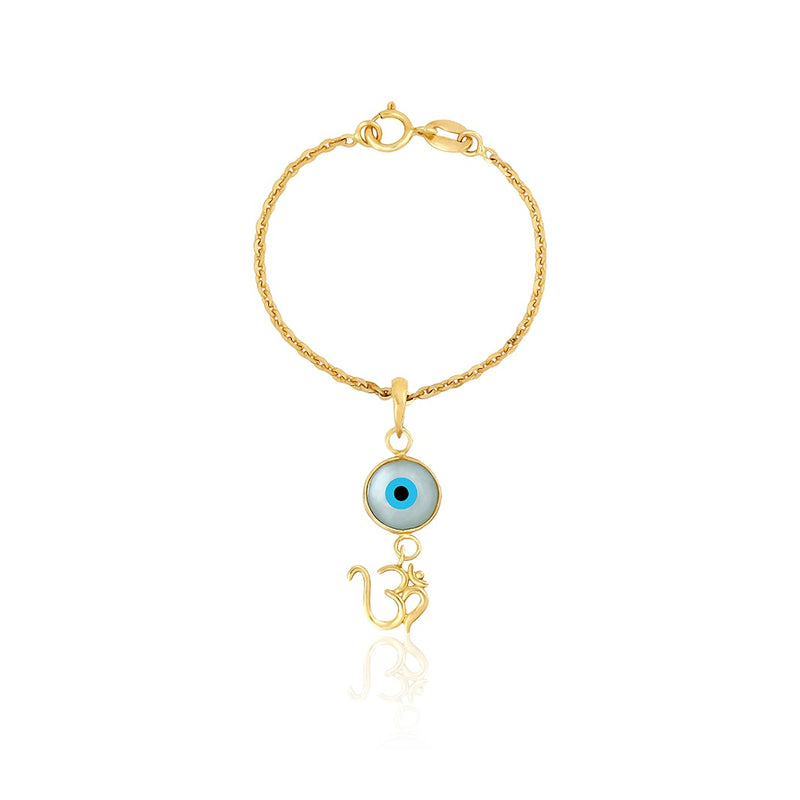 Evil Eye Watch Charm Bracelet