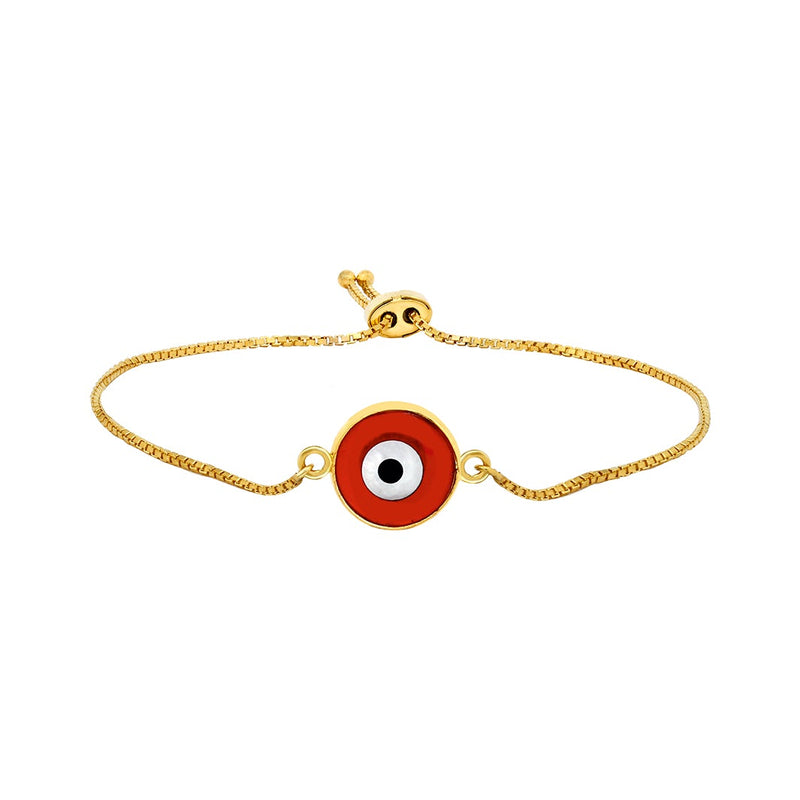 Elegant Youngster Bracelet with a Red Evil Eye Charm