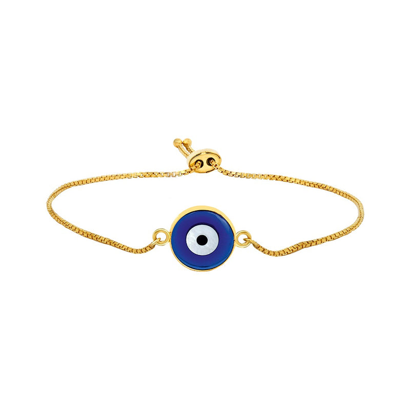 Youngster Bracelet with a Blue Evil Eye Charm